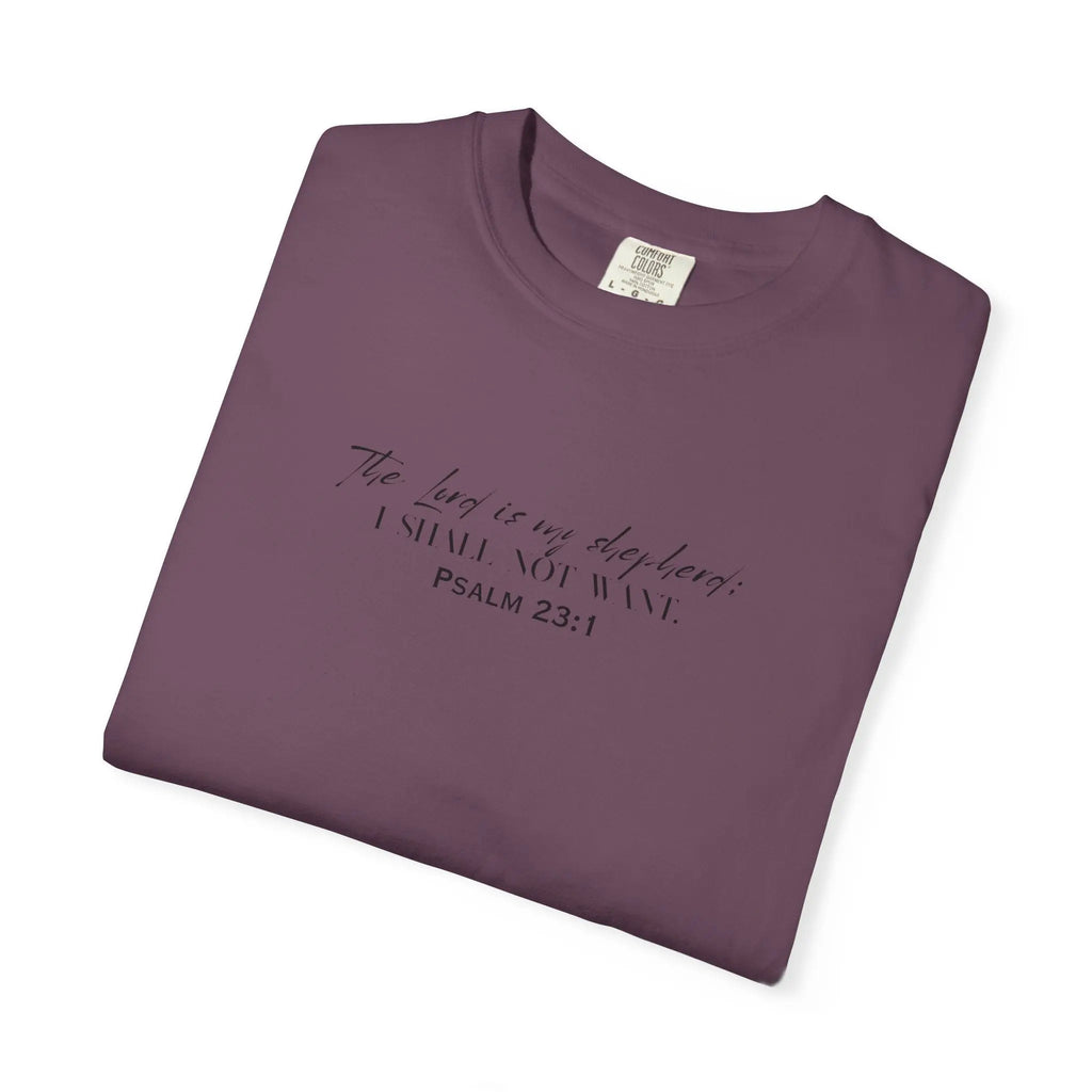 Psalm 23:1 Faith T‑Shirt — "The Lord is my shepherd" Minimalist Christian Tee Printify