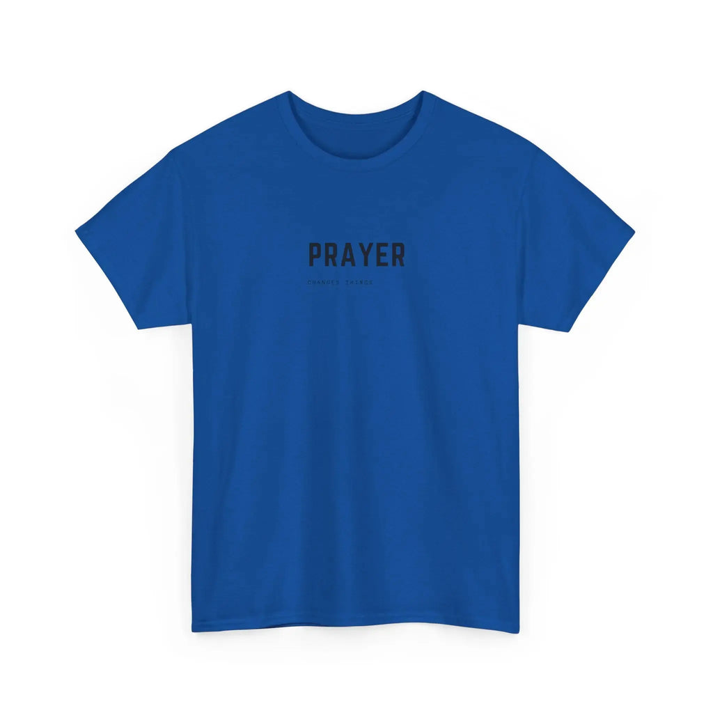 Prayer Tee — Minimal Faith Graphic T-Shirt Printify