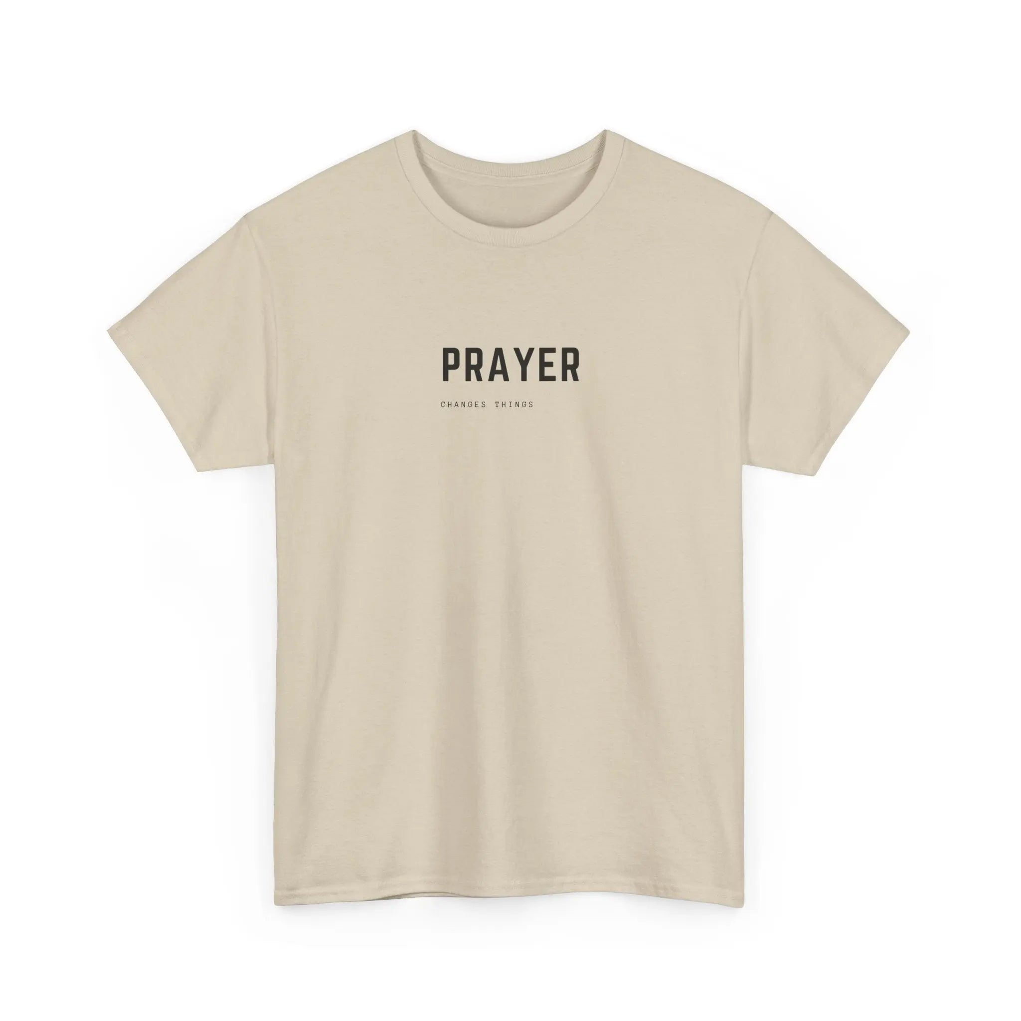 Prayer Tee — Minimal Faith Graphic T-Shirt Printify
