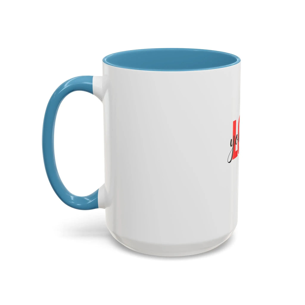 Love Yourself Accent Coffee Mug — Self-Love Inspirational Ceramic Mug Printify