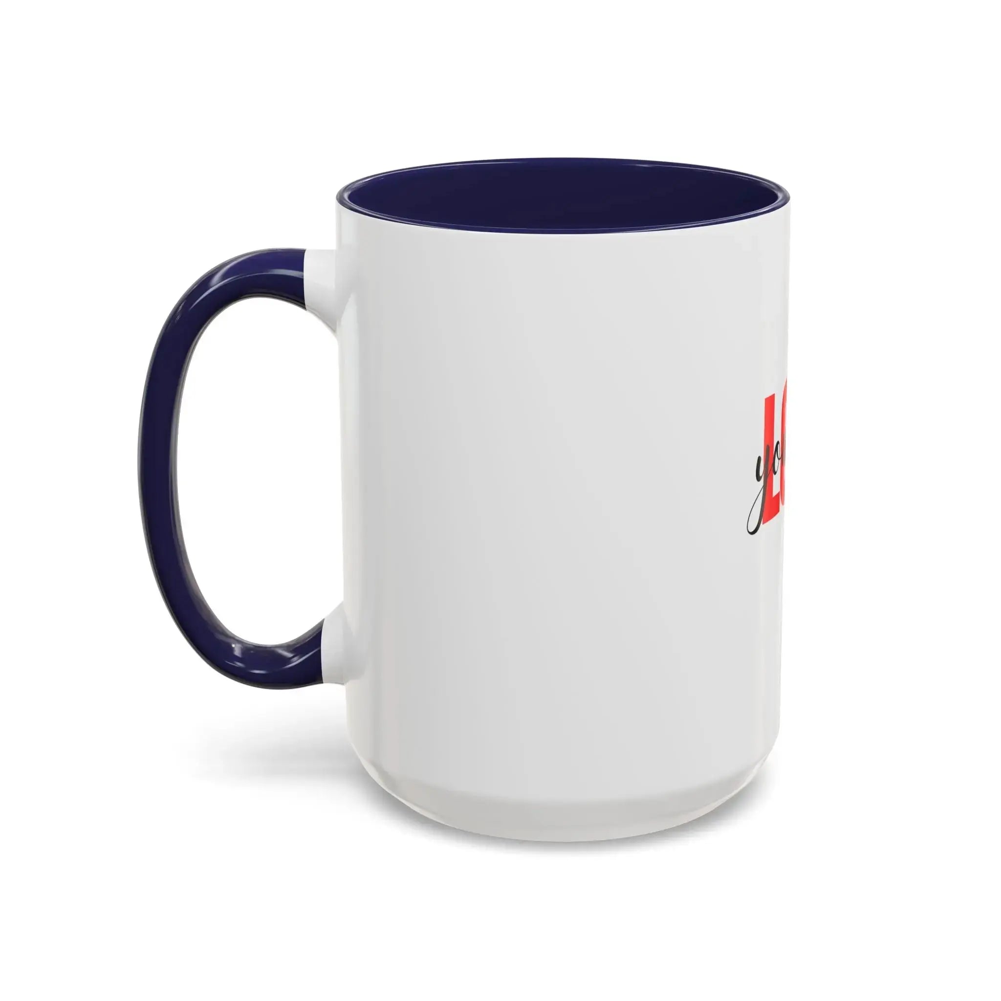 Love Yourself Accent Coffee Mug — Self-Love Inspirational Ceramic Mug Printify