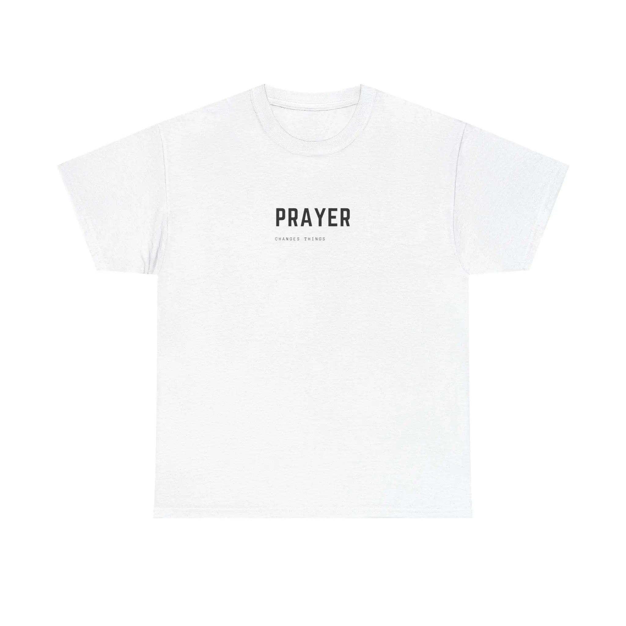Prayer Tee — Minimal Faith Graphic T-Shirt Printify