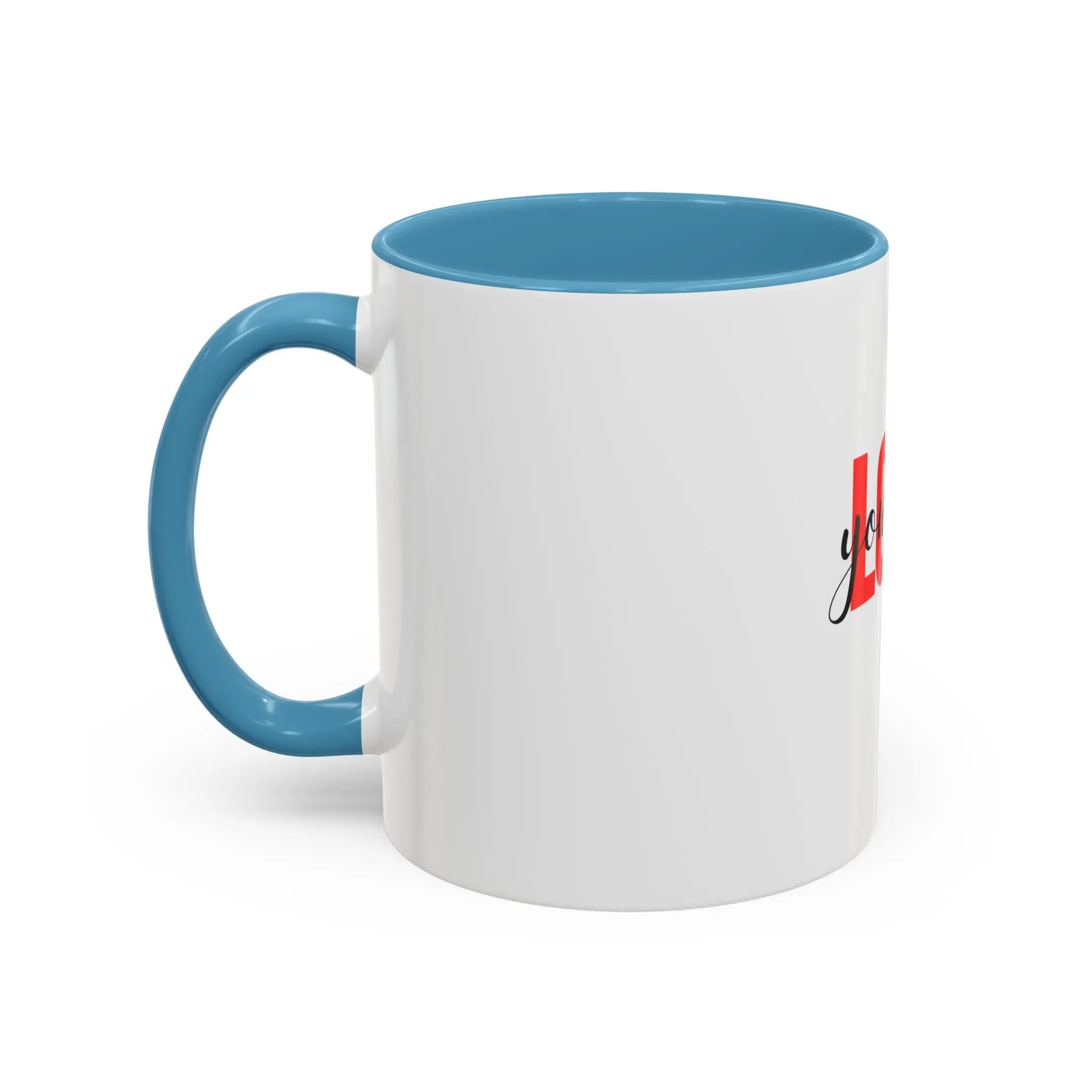 Love Yourself Accent Coffee Mug — Self-Love Inspirational Ceramic Mug Printify