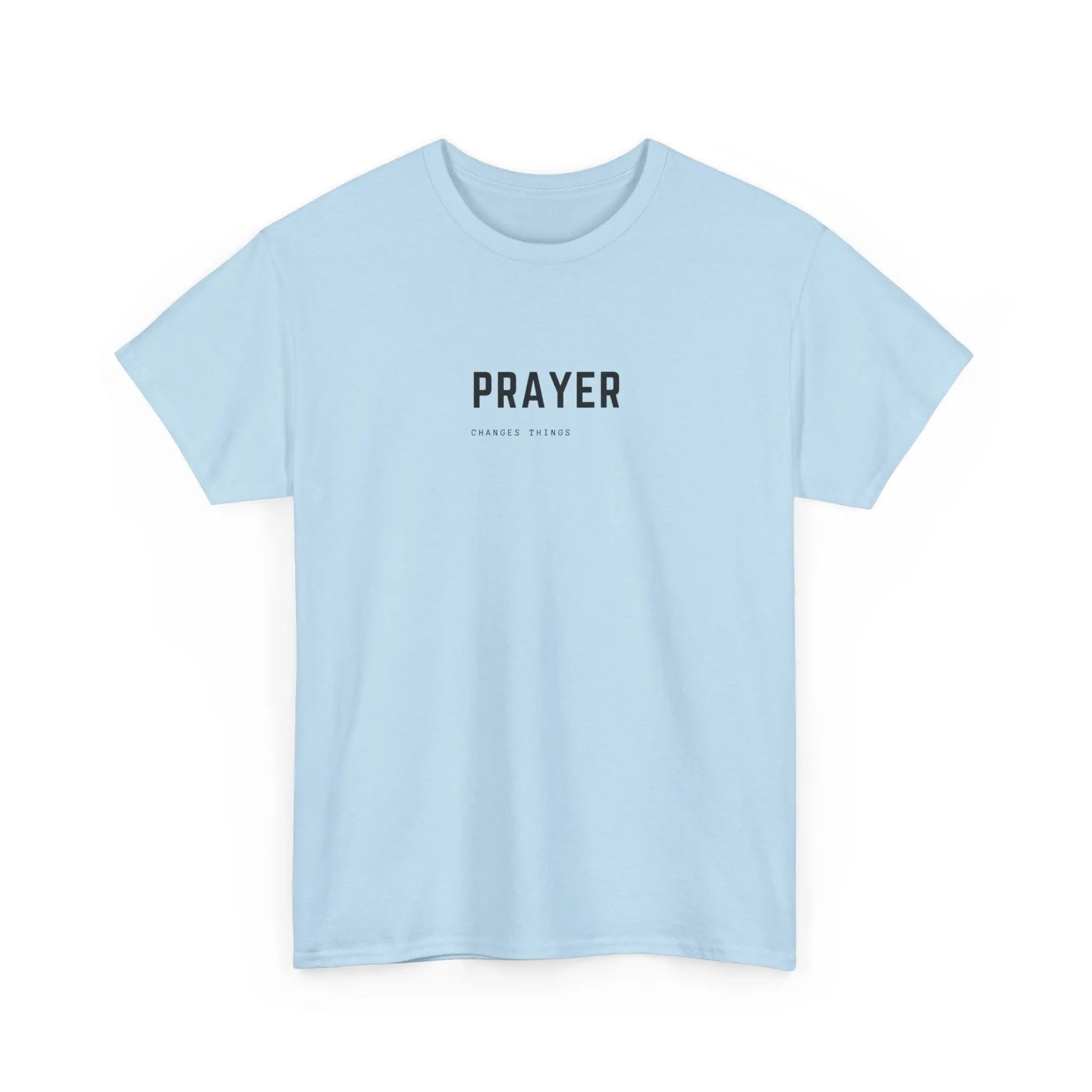 Prayer Tee — Minimal Faith Graphic T-Shirt Printify
