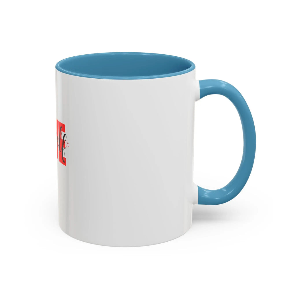 Love Yourself Accent Coffee Mug — Self-Love Inspirational Ceramic Mug Printify