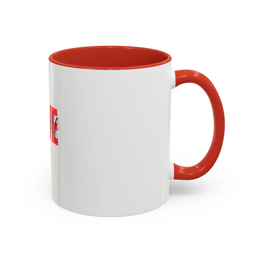 Love Yourself Accent Coffee Mug — Self-Love Inspirational Ceramic Mug Printify