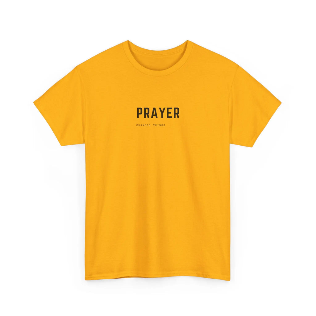Prayer Tee — Minimal Faith Graphic T-Shirt Printify