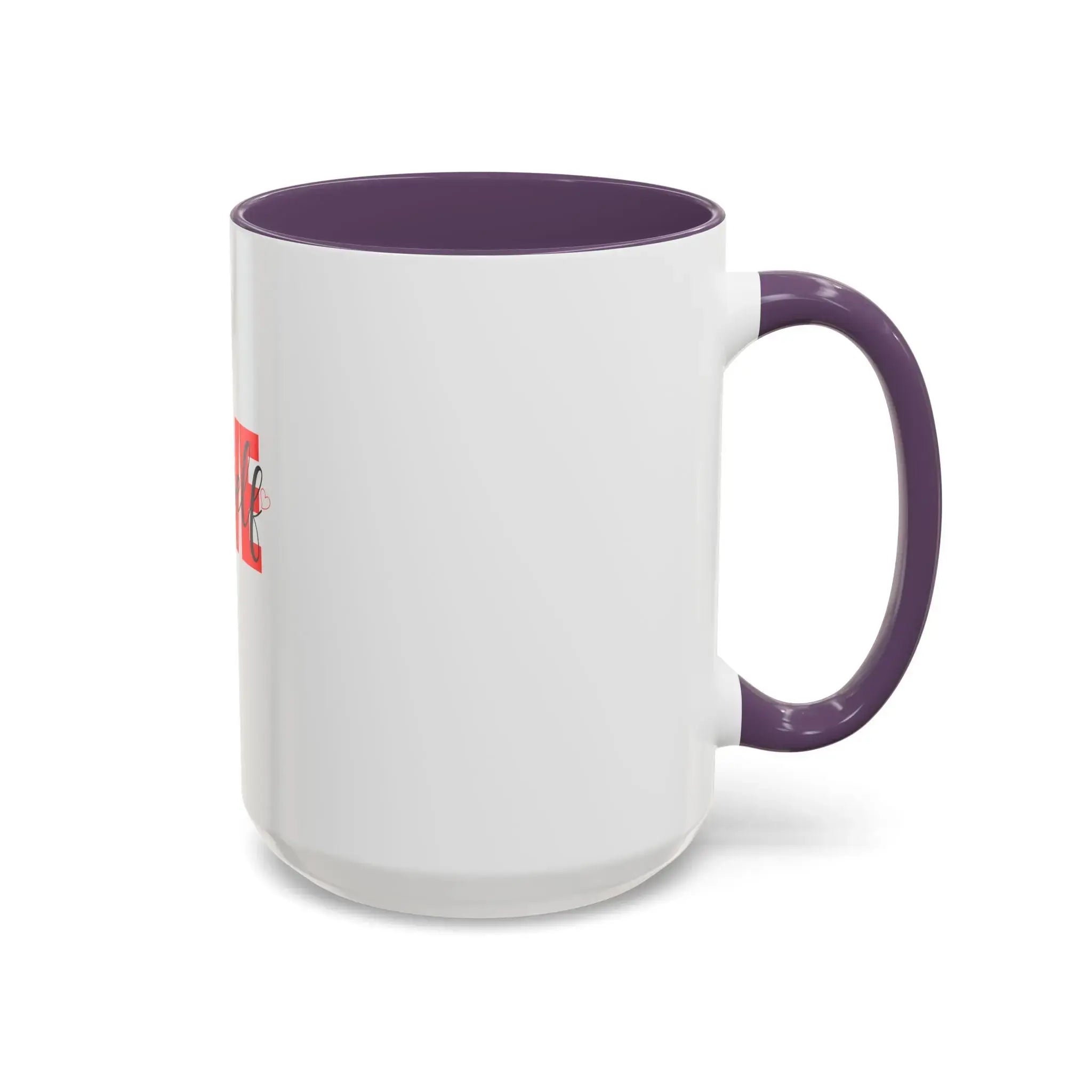 Love Yourself Accent Coffee Mug — Self-Love Inspirational Ceramic Mug Printify