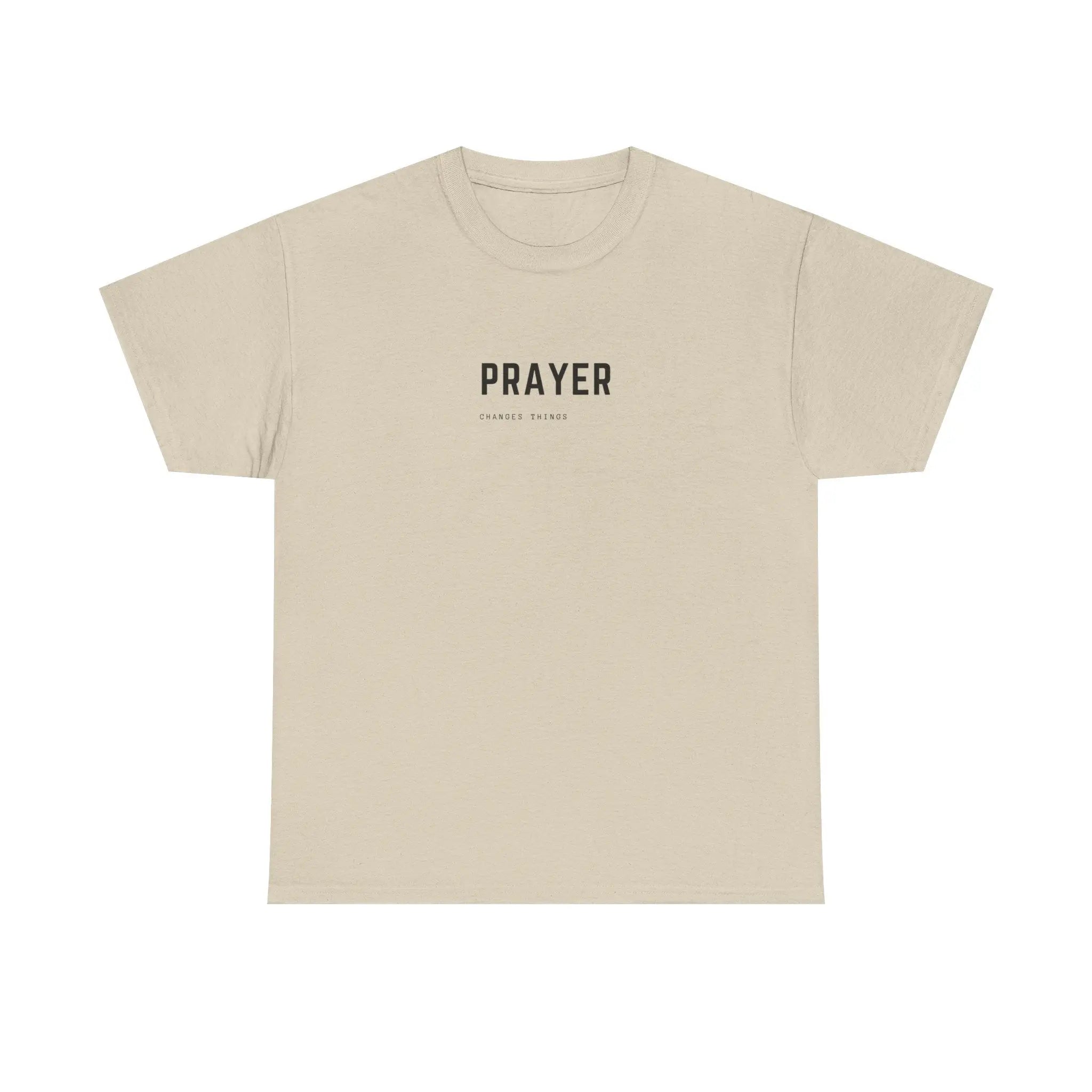 Prayer Tee — Minimal Faith Graphic T-Shirt Printify