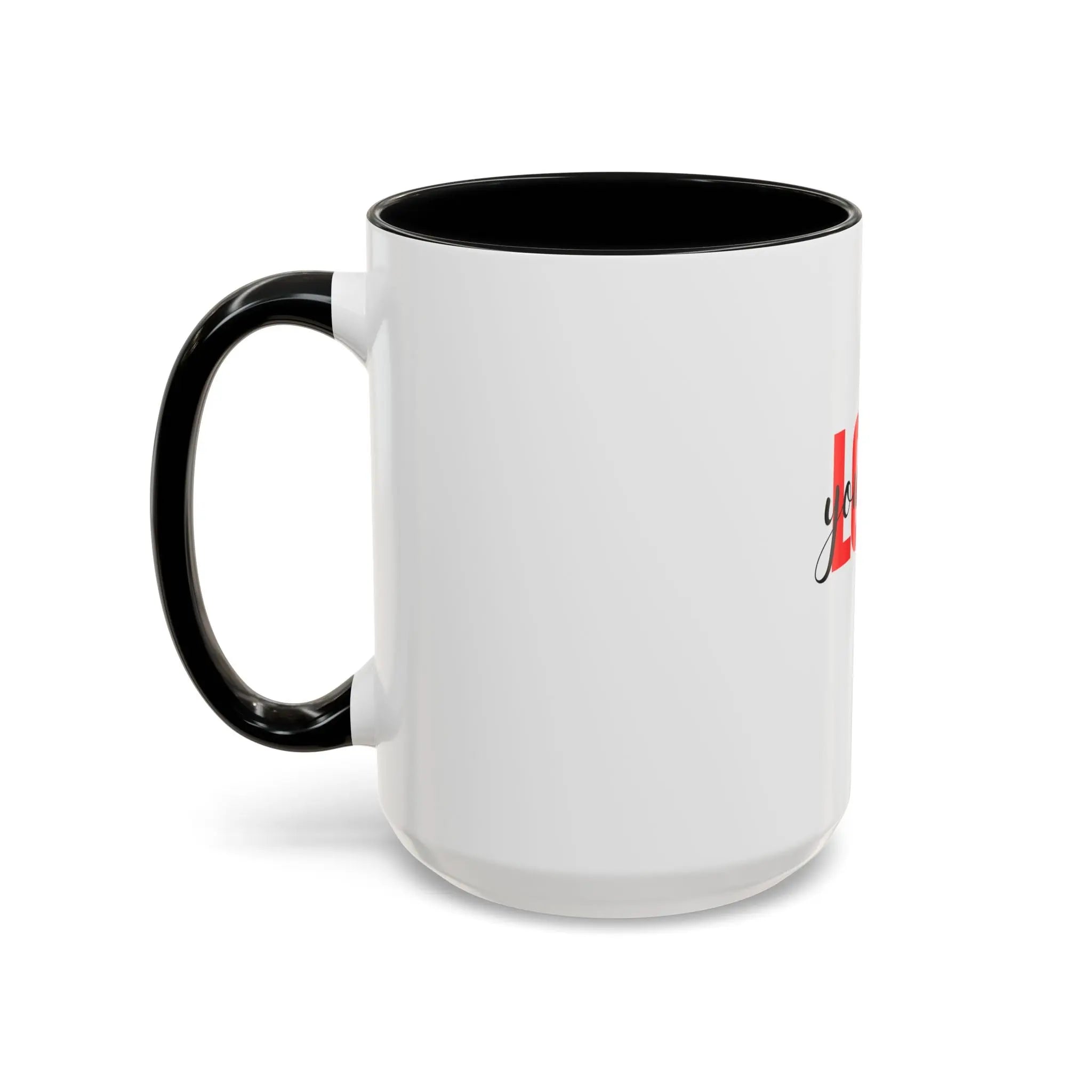 Love Yourself Accent Coffee Mug — Self-Love Inspirational Ceramic Mug Printify