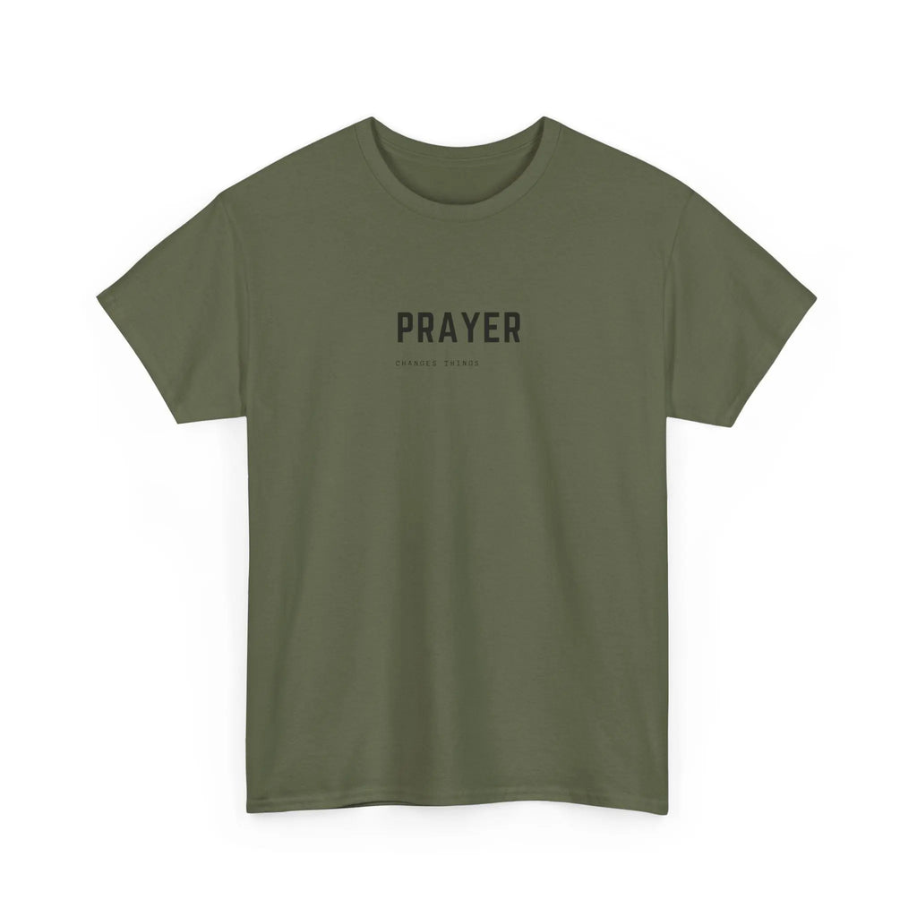 Prayer Tee — Minimal Faith Graphic T-Shirt Printify