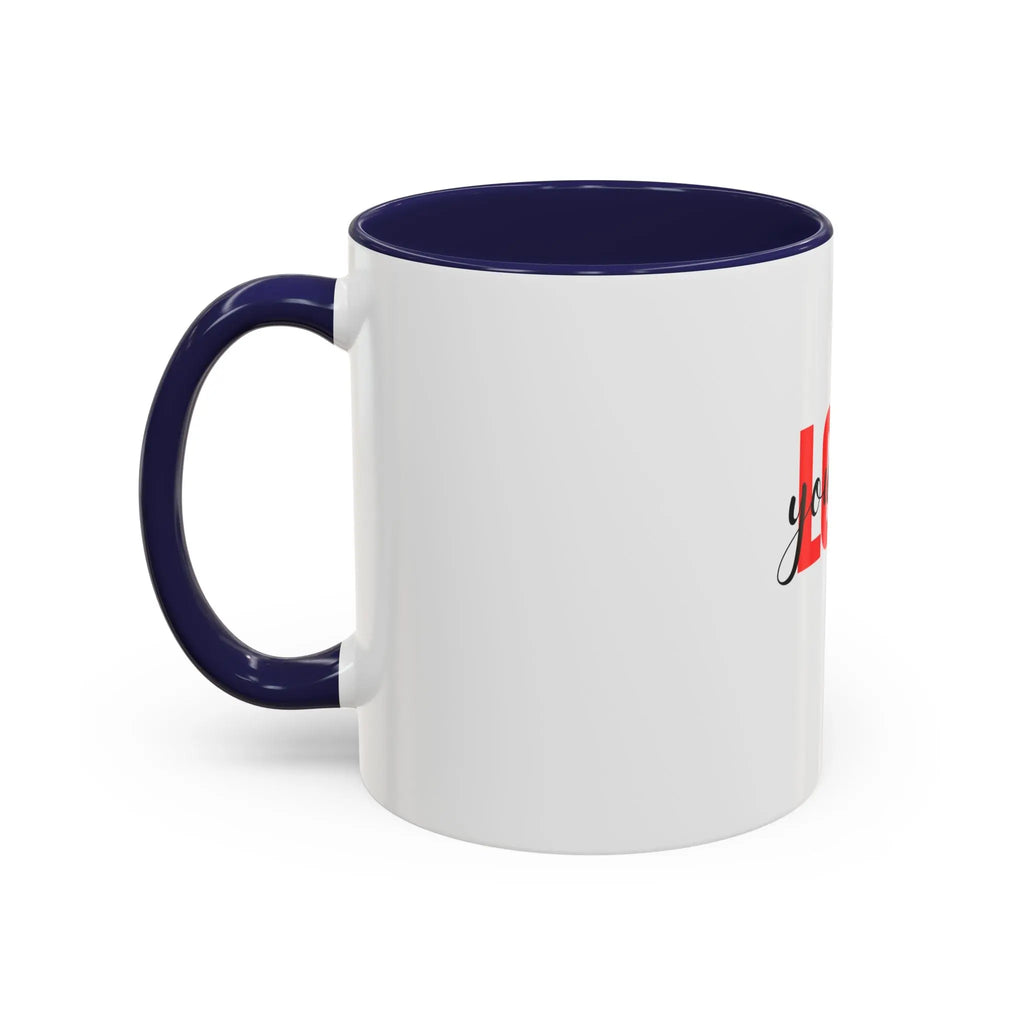 Love Yourself Accent Coffee Mug — Self-Love Inspirational Ceramic Mug Printify