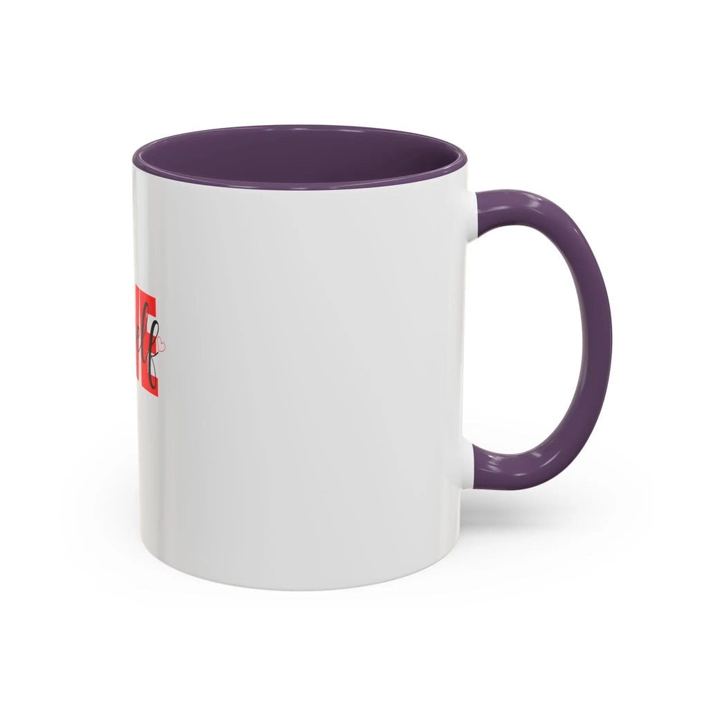 Love Yourself Accent Coffee Mug — Self-Love Inspirational Ceramic Mug Printify