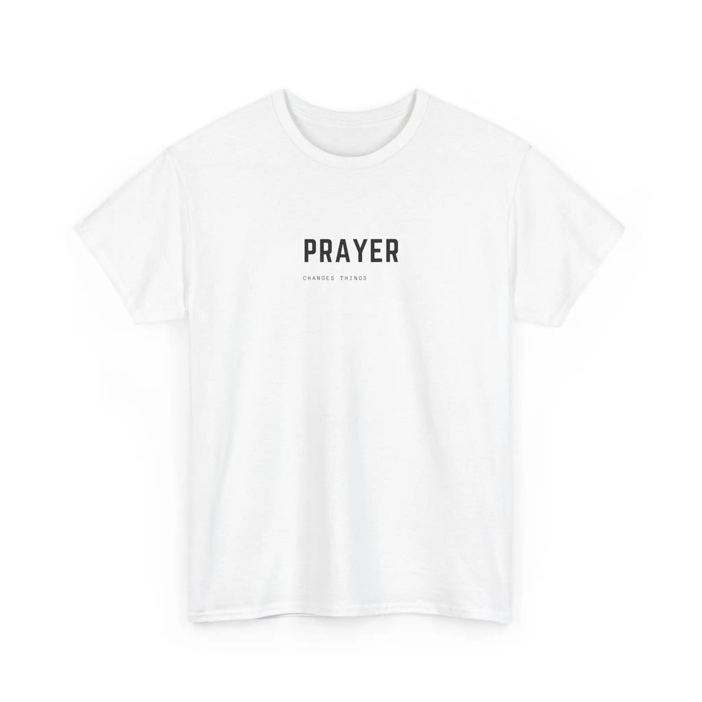 Prayer Tee — Minimal Faith Graphic T-Shirt Printify