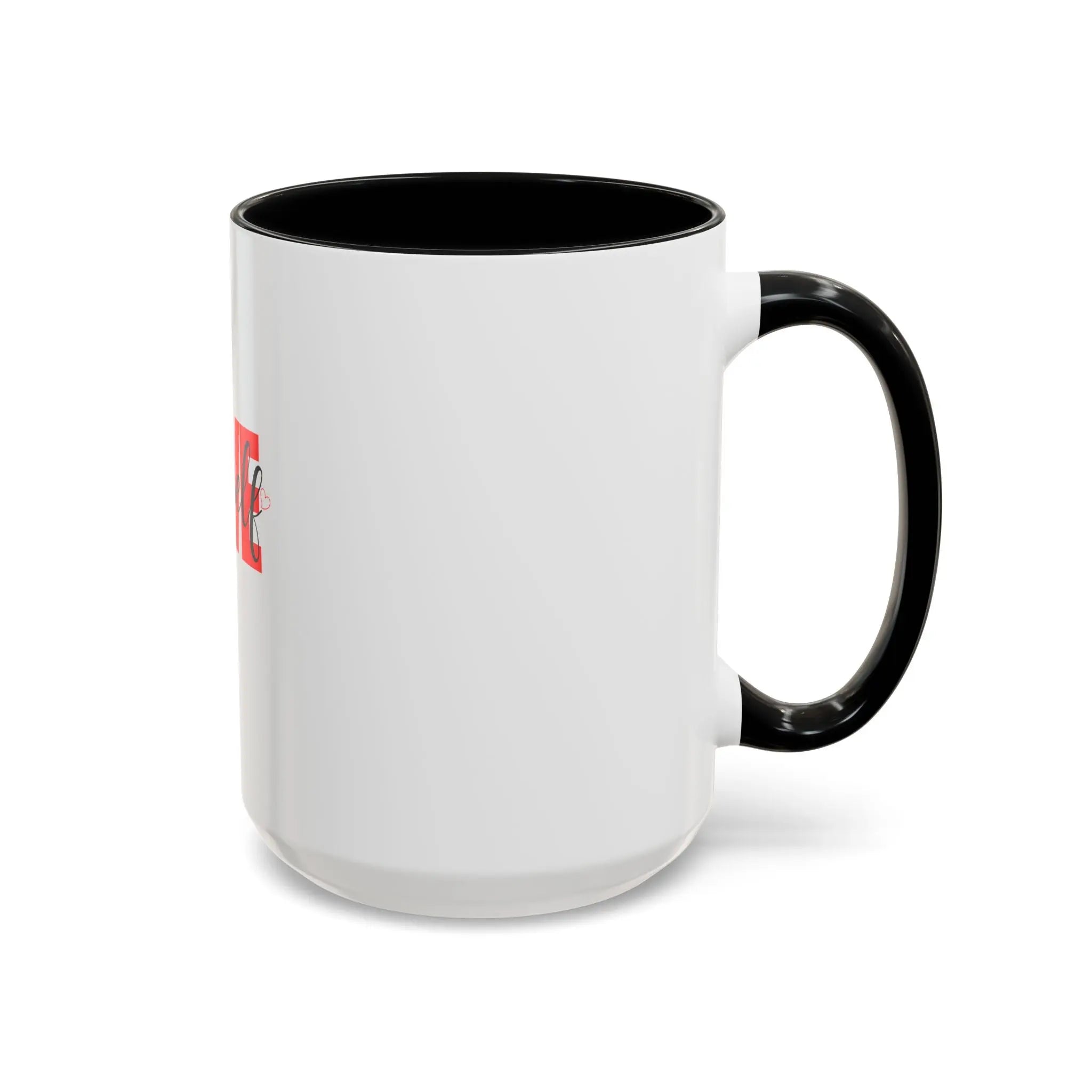 Love Yourself Accent Coffee Mug — Self-Love Inspirational Ceramic Mug Printify