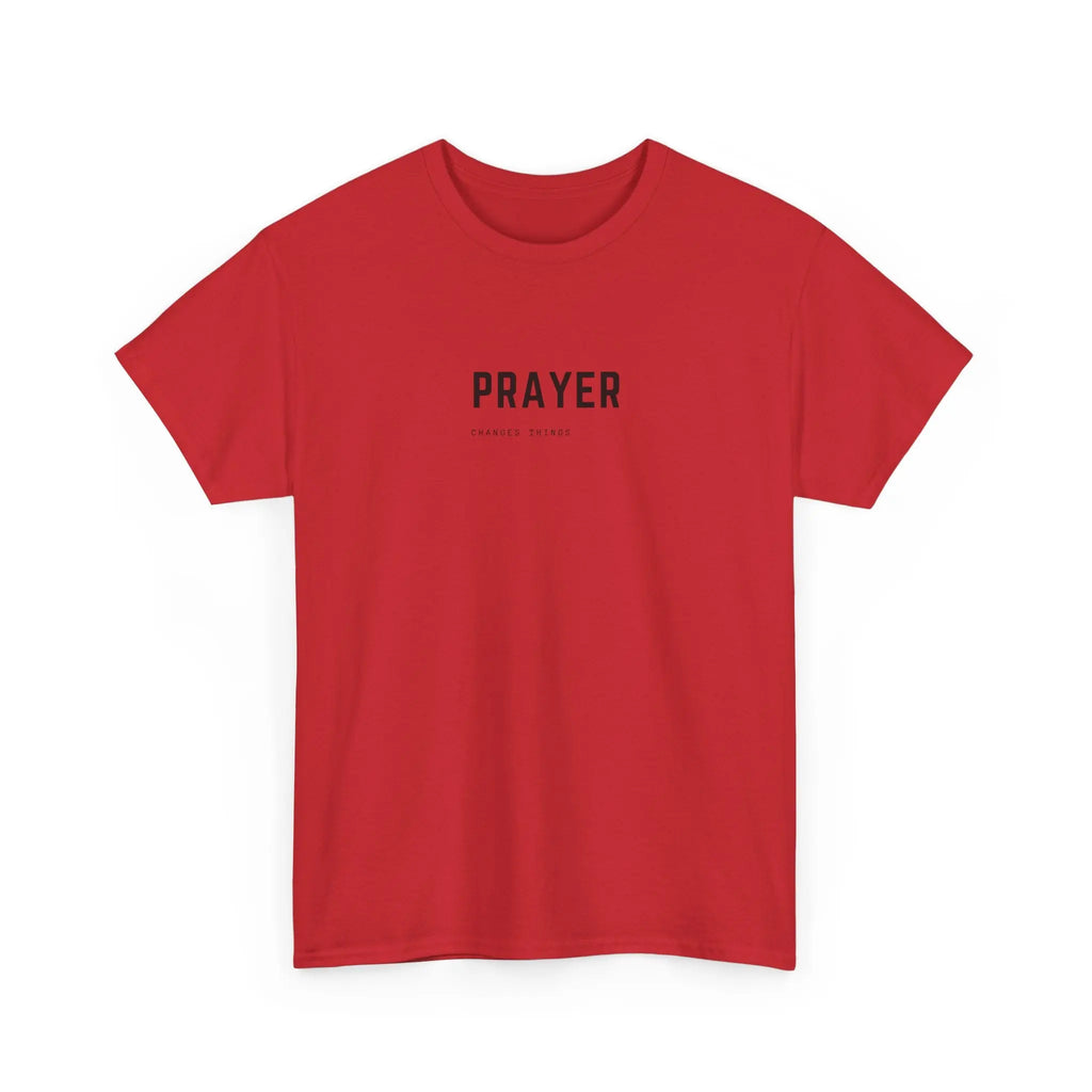 Prayer Tee — Minimal Faith Graphic T-Shirt Printify