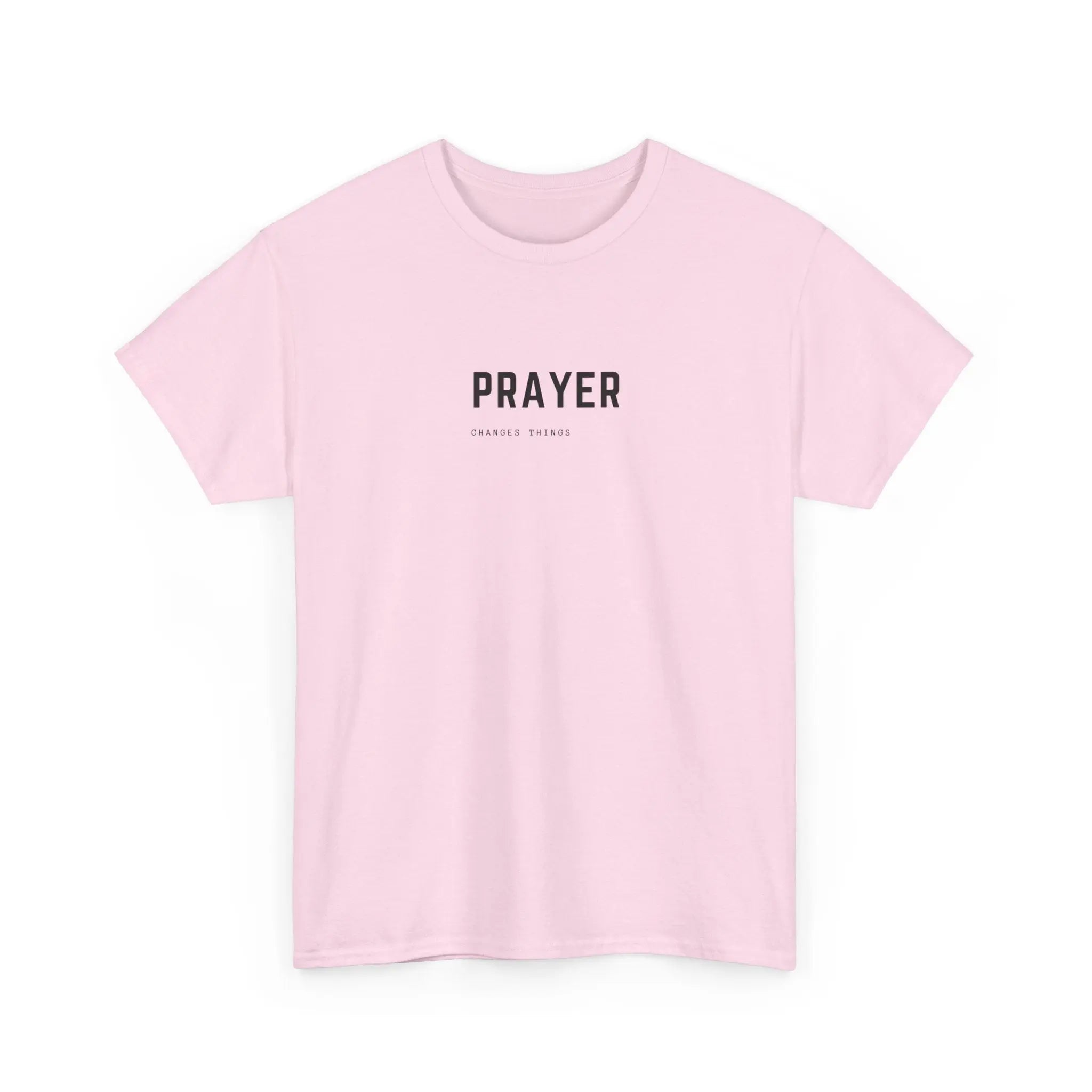 Prayer Tee — Minimal Faith Graphic T-Shirt Printify