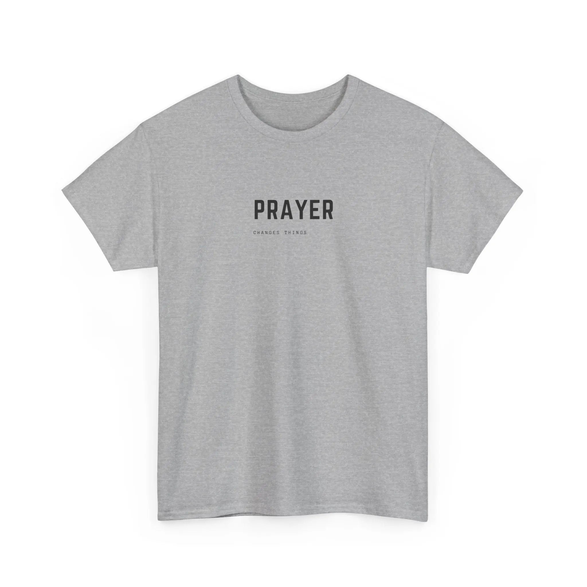 Prayer Tee — Minimal Faith Graphic T-Shirt Printify