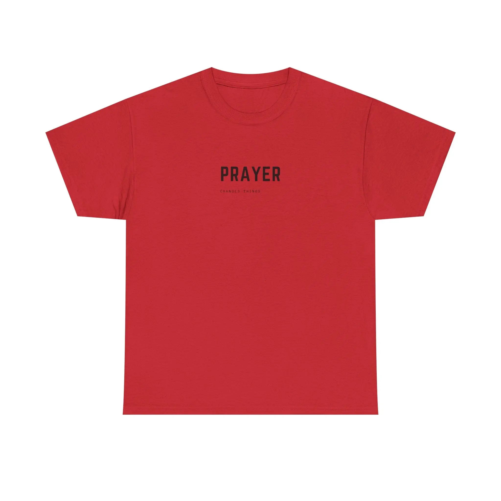Prayer Tee — Minimal Faith Graphic T-Shirt Printify