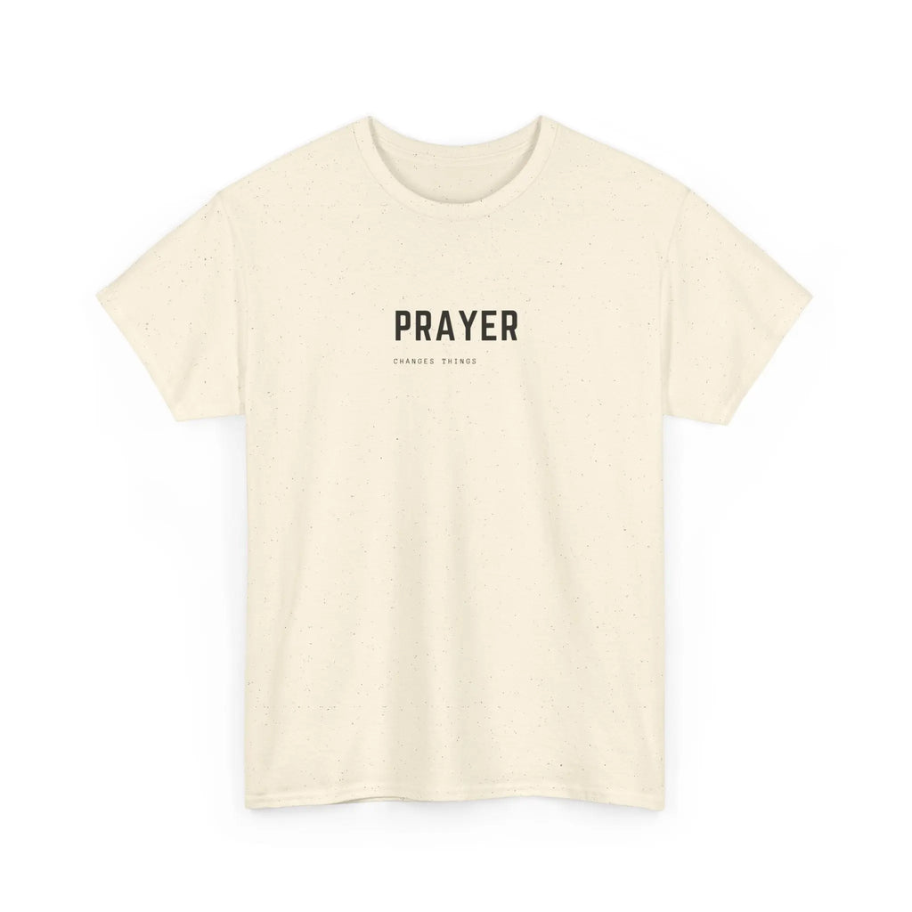 Prayer Tee — Minimal Faith Graphic T-Shirt Printify