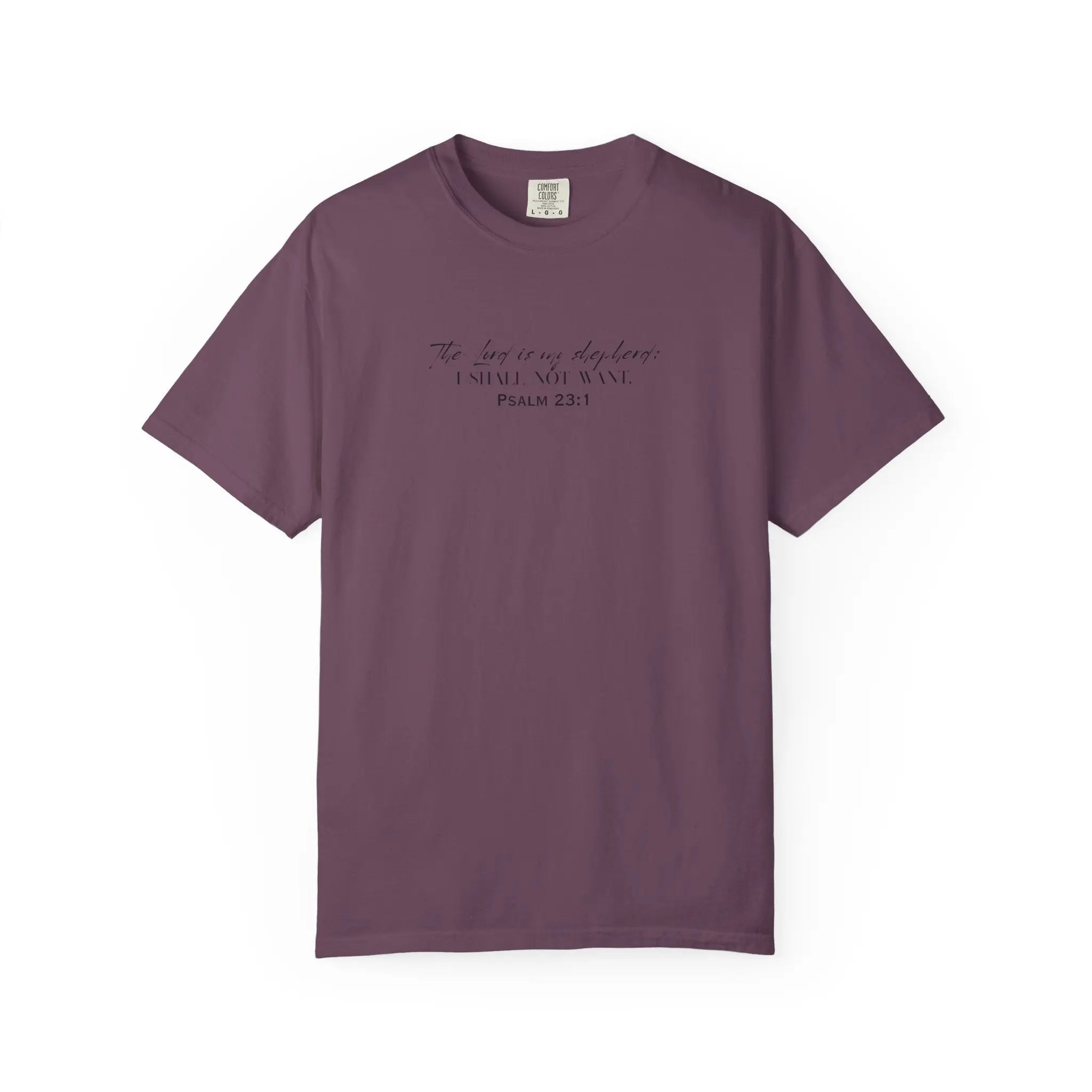 Psalm 23:1 Faith T‑Shirt — "The Lord is my shepherd" Minimalist Christian Tee Printify