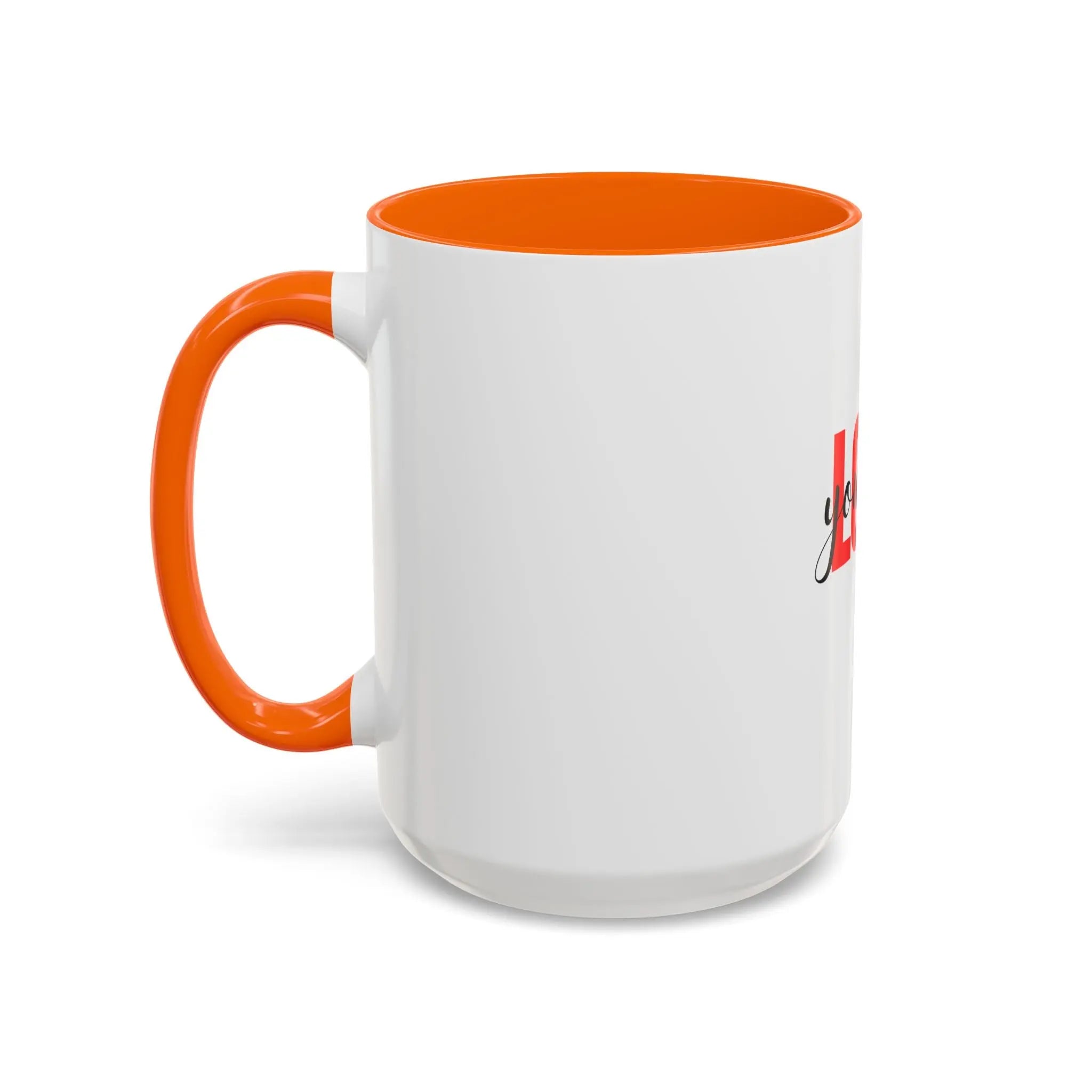 Love Yourself Accent Coffee Mug — Self-Love Inspirational Ceramic Mug Printify