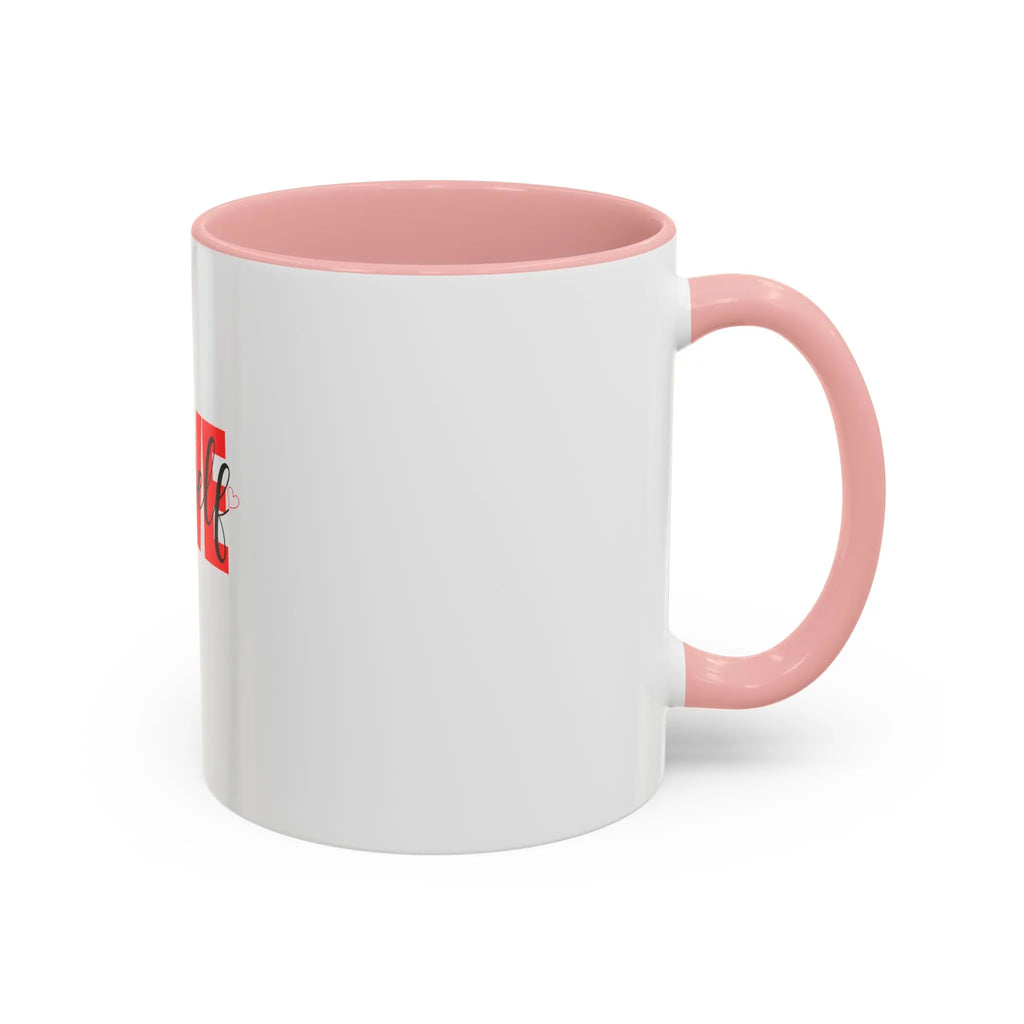 Love Yourself Accent Coffee Mug — Self-Love Inspirational Ceramic Mug Printify
