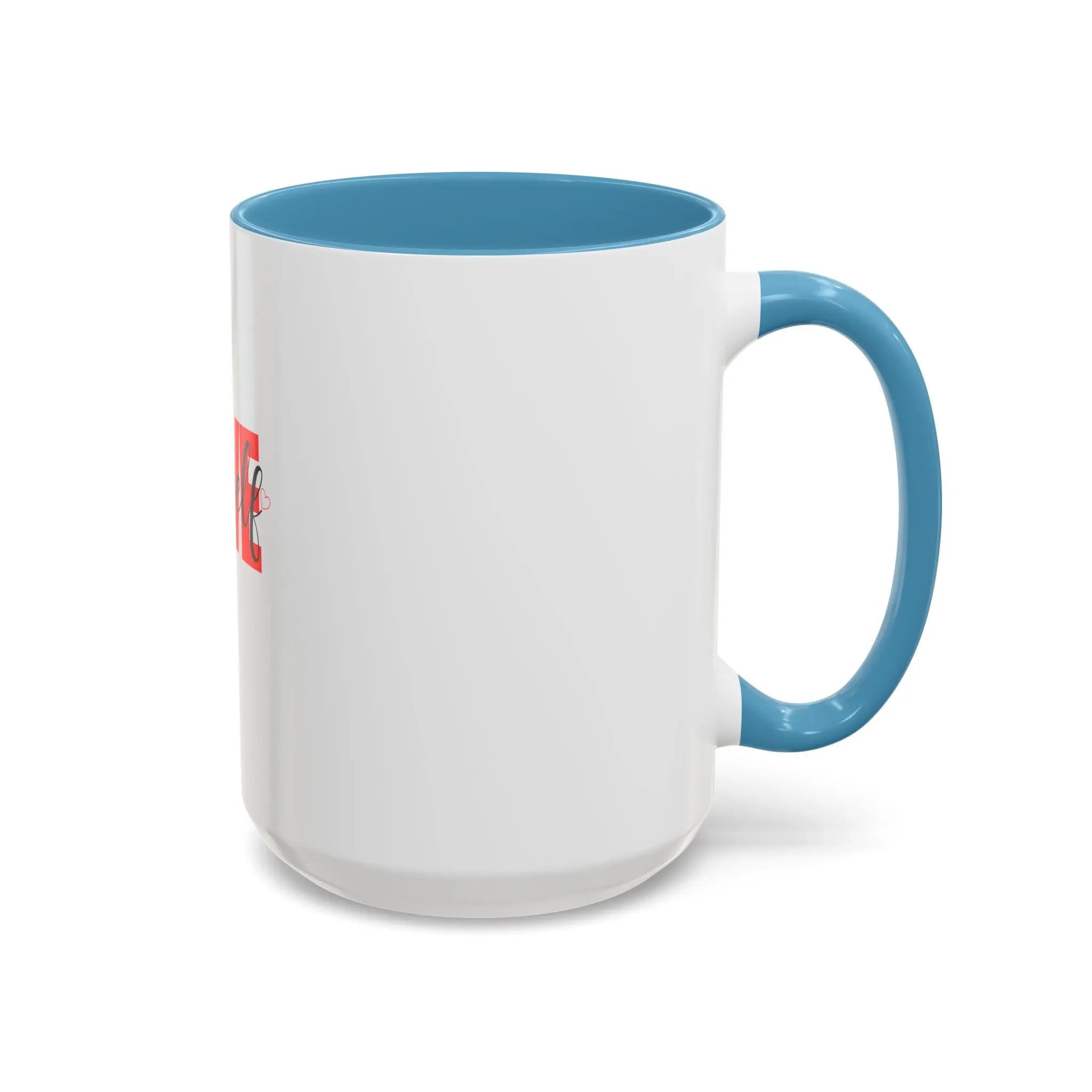 Love Yourself Accent Coffee Mug — Self-Love Inspirational Ceramic Mug Printify