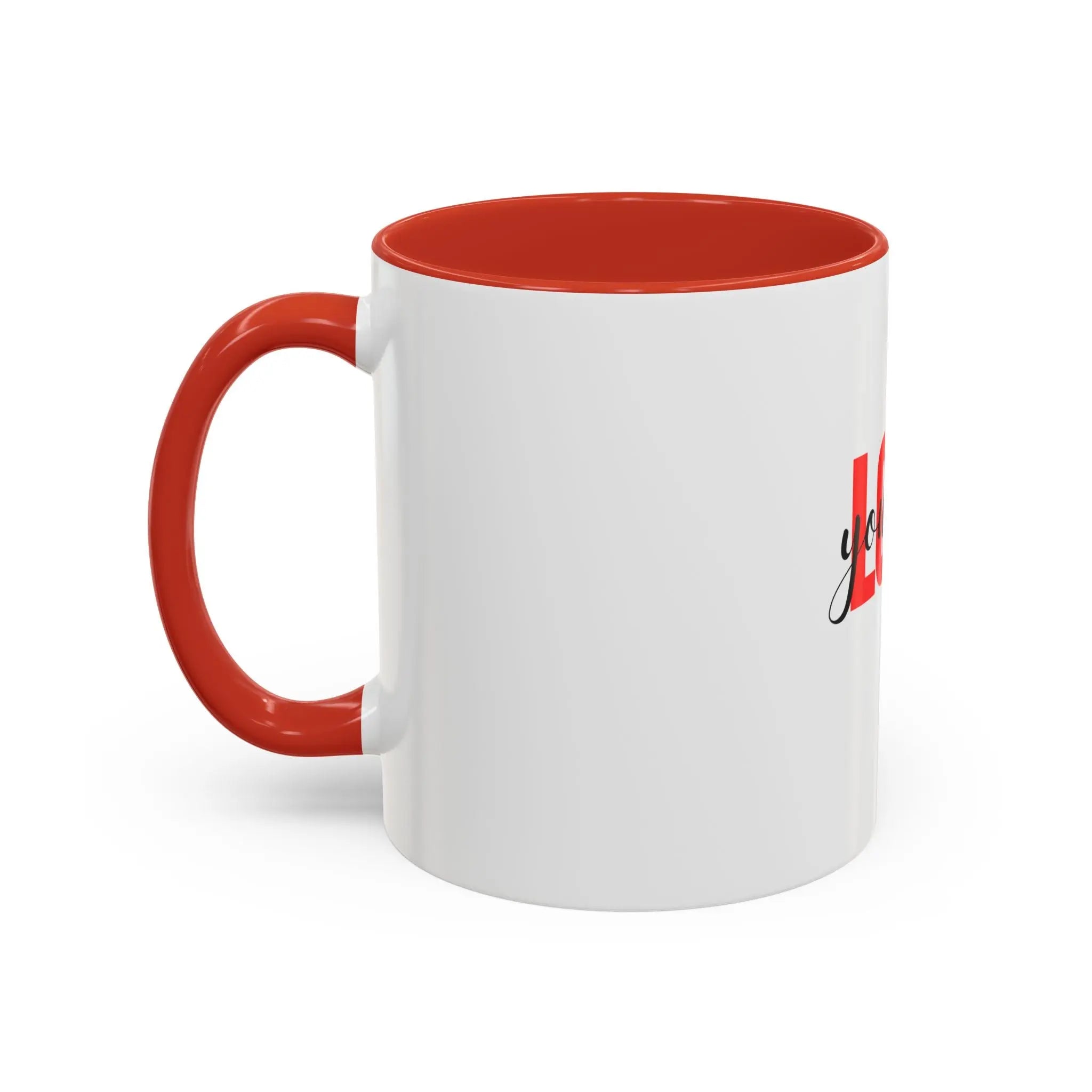 Love Yourself Accent Coffee Mug — Self-Love Inspirational Ceramic Mug Printify