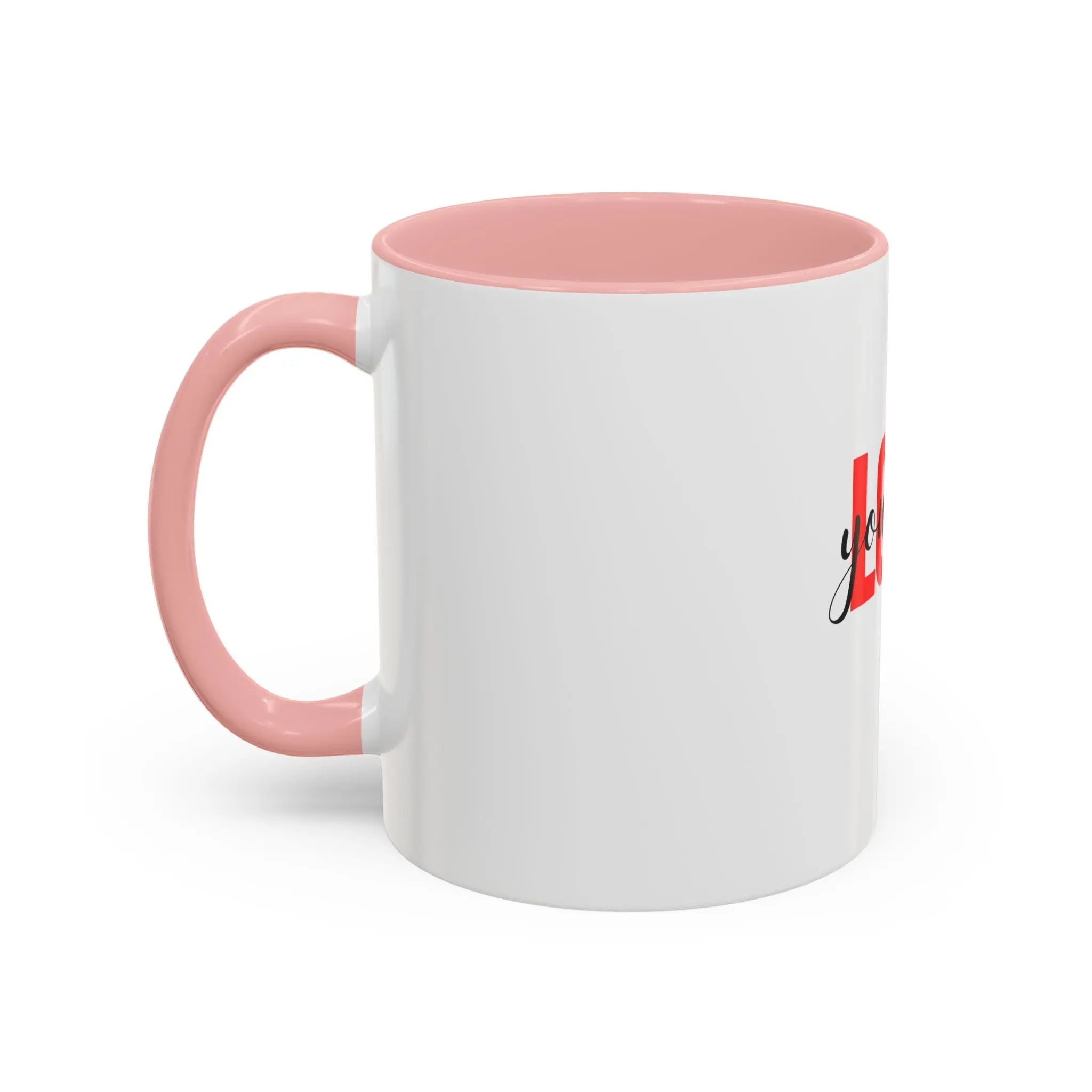 Love Yourself Accent Coffee Mug — Self-Love Inspirational Ceramic Mug Printify