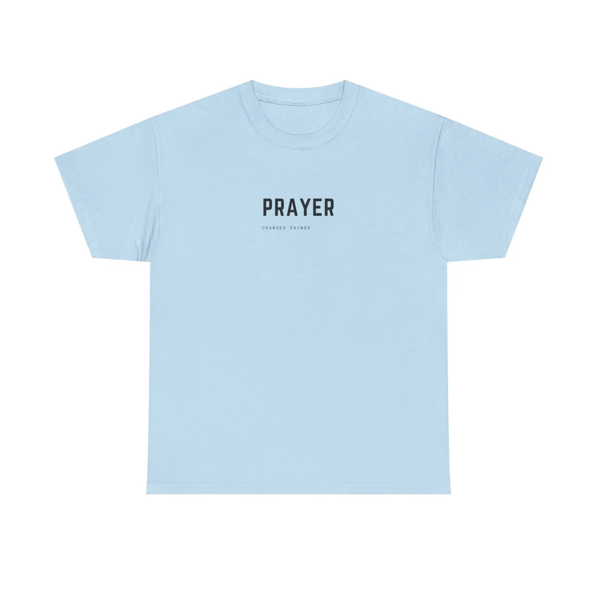 Prayer Tee — Minimal Faith Graphic T-Shirt Printify