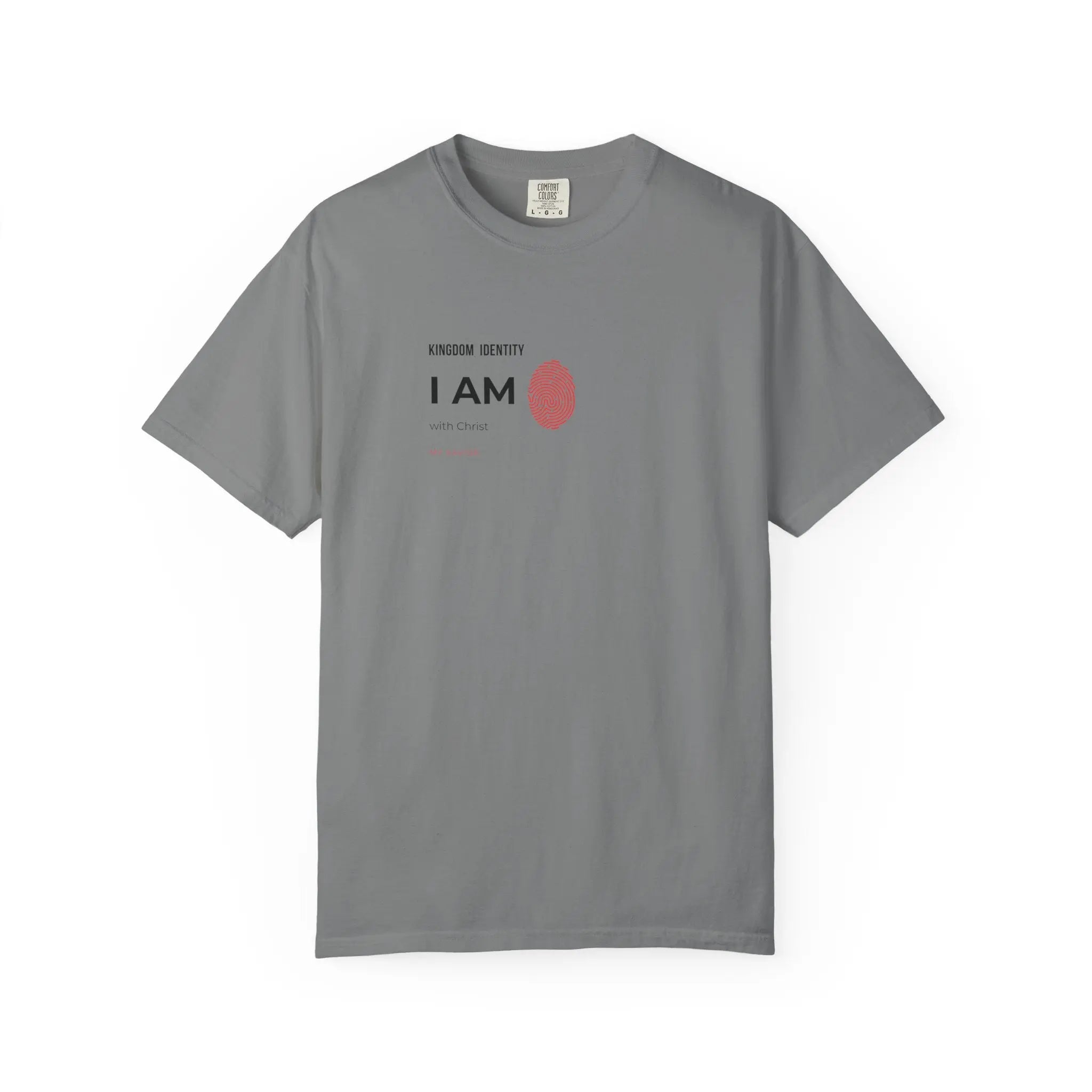 I AM Fingerprint Tee — Empowerment Graphic T-Shirt Printify