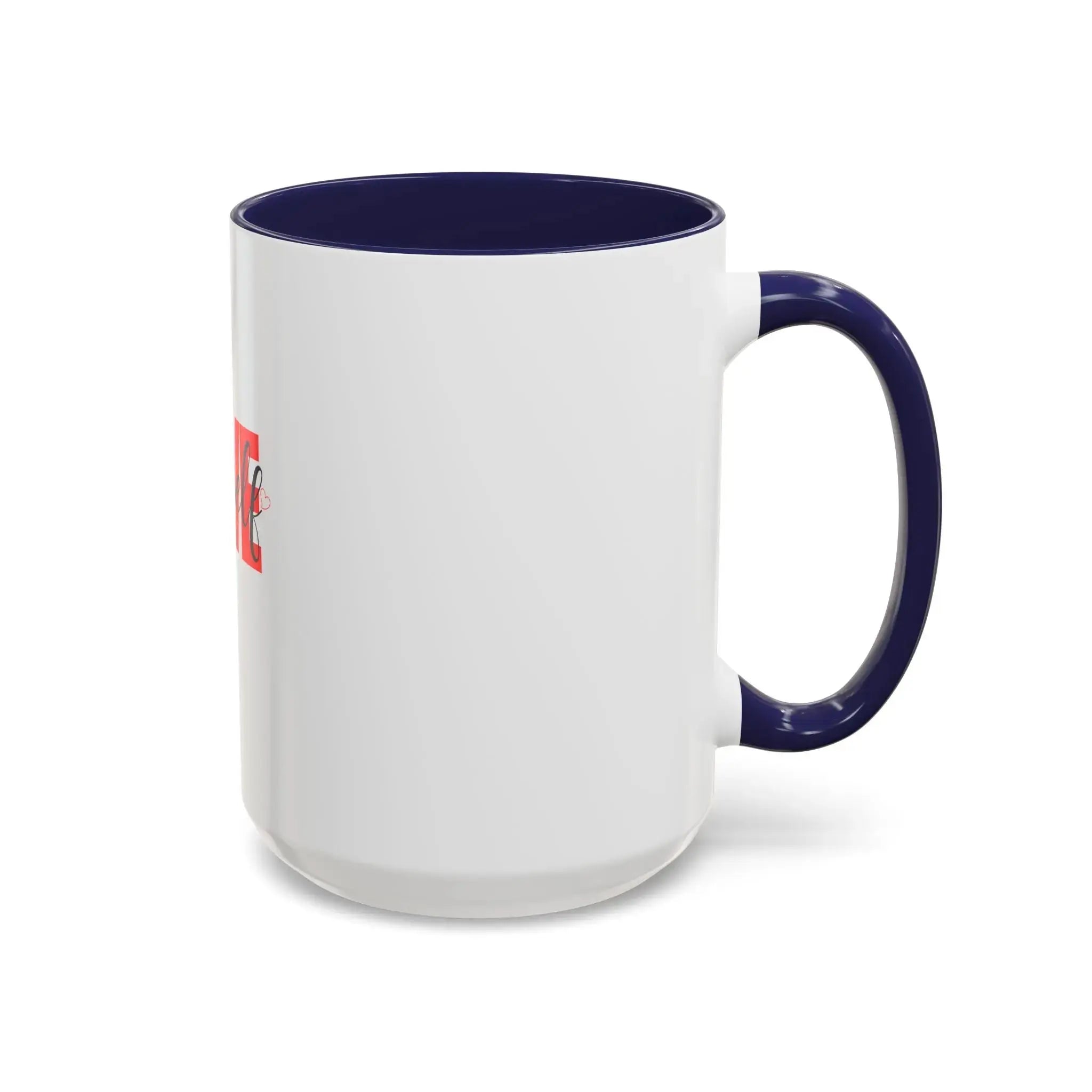 Love Yourself Accent Coffee Mug — Self-Love Inspirational Ceramic Mug Printify