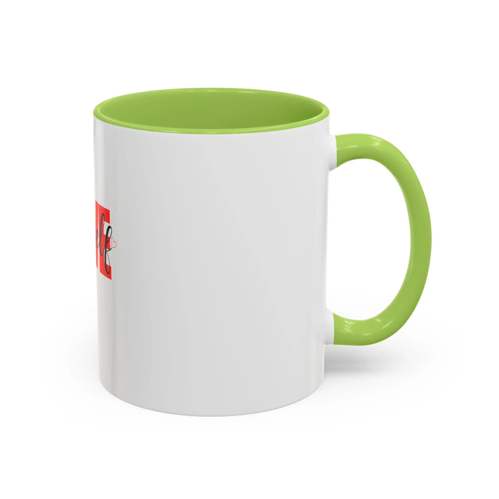 Love Yourself Accent Coffee Mug — Self-Love Inspirational Ceramic Mug Printify