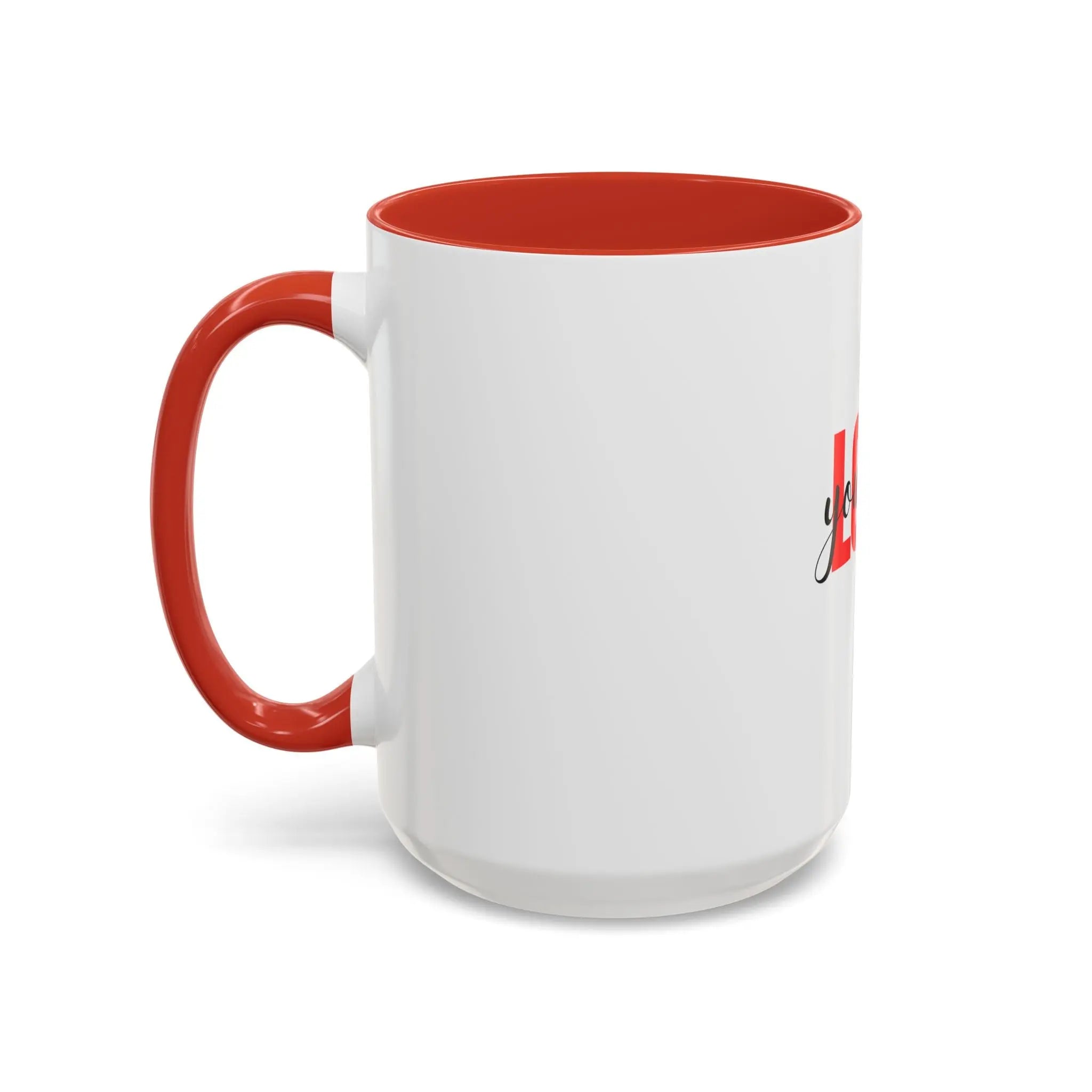 Love Yourself Accent Coffee Mug — Self-Love Inspirational Ceramic Mug Printify
