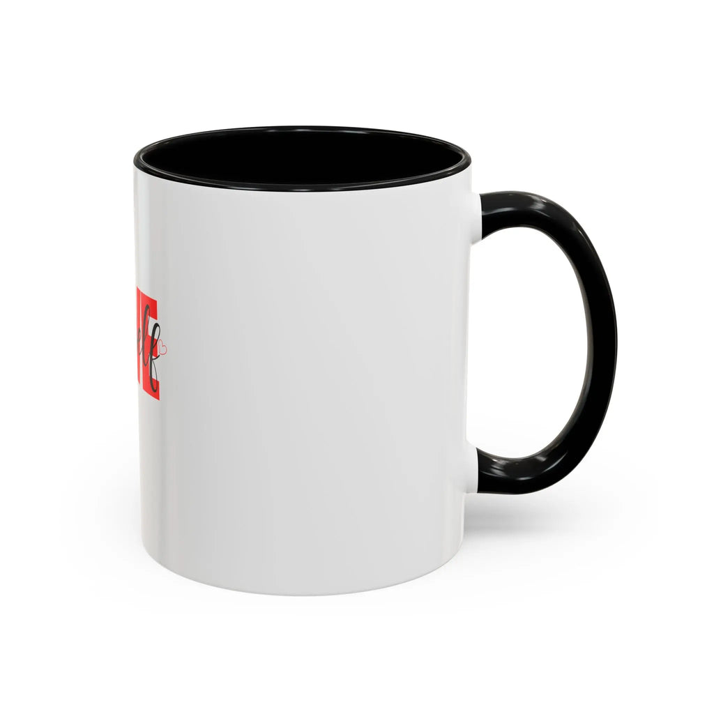 Love Yourself Accent Coffee Mug — Self-Love Inspirational Ceramic Mug Printify